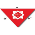 Red Novelty Triangle Bandanna